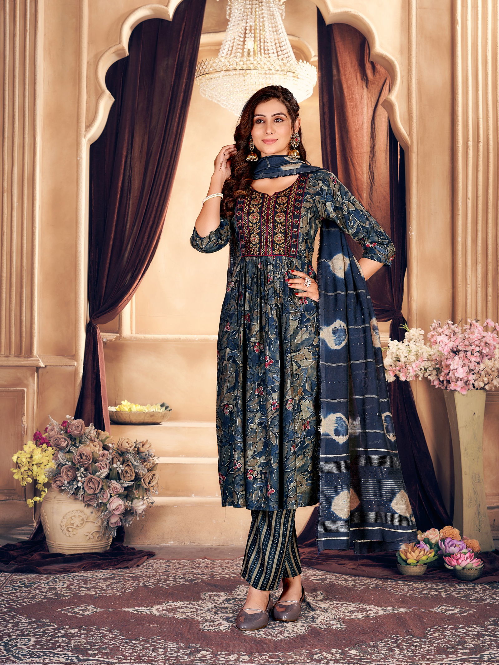 Deepika Vol 1 Krishna Capsule Printed Kurti With Bottom Dupatta Wholesale Shop In Surat
